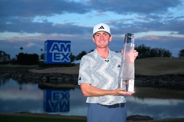 Nick Dunlap makes biggest jump in Official World Golf Ranking history after winning the American Express