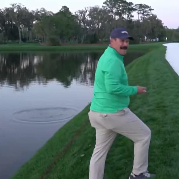 Players 2024: Golf Channel reenacting Rory McIlroy's penalty by ...