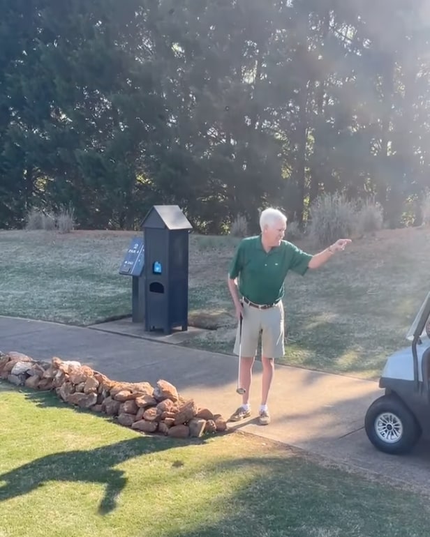 angry-man-wielding-golf-club-comes-on-course-to-scream-at-golfers-for-breaking-his-window