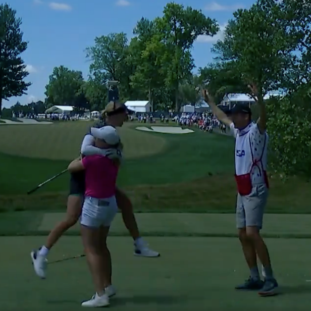 New mom’s hole-in-one at U.S. Women’s Open accompanied by perfect play-by-play call