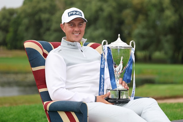 This DP World Tour winner's John Daly-esque warmup routine is the stuff of legend