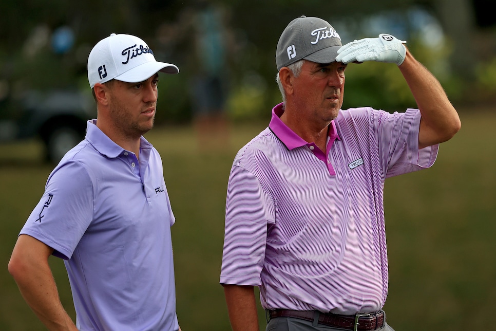 Justin Thomas and his dad revisit his swing as a 2yearold—and it's