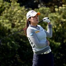 CARLSBAD, CA - MARCH 26:  In Gee Chun of South Korea tees off the 2nd hole during the Round Two of the KIA Classic at the Aviara Golf Club on March 26, 2021 in Carlsbad, California. (Photo by Donald Miralle/Getty Images)