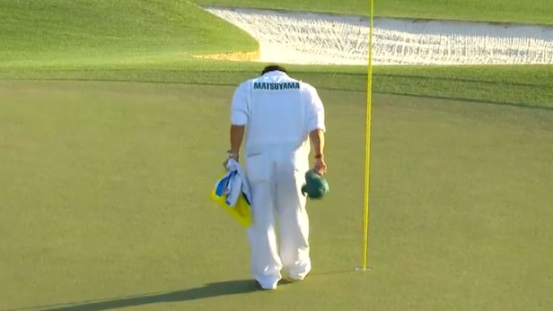 Masters 2021: Hideki Matsuyama's caddie found a touching way to