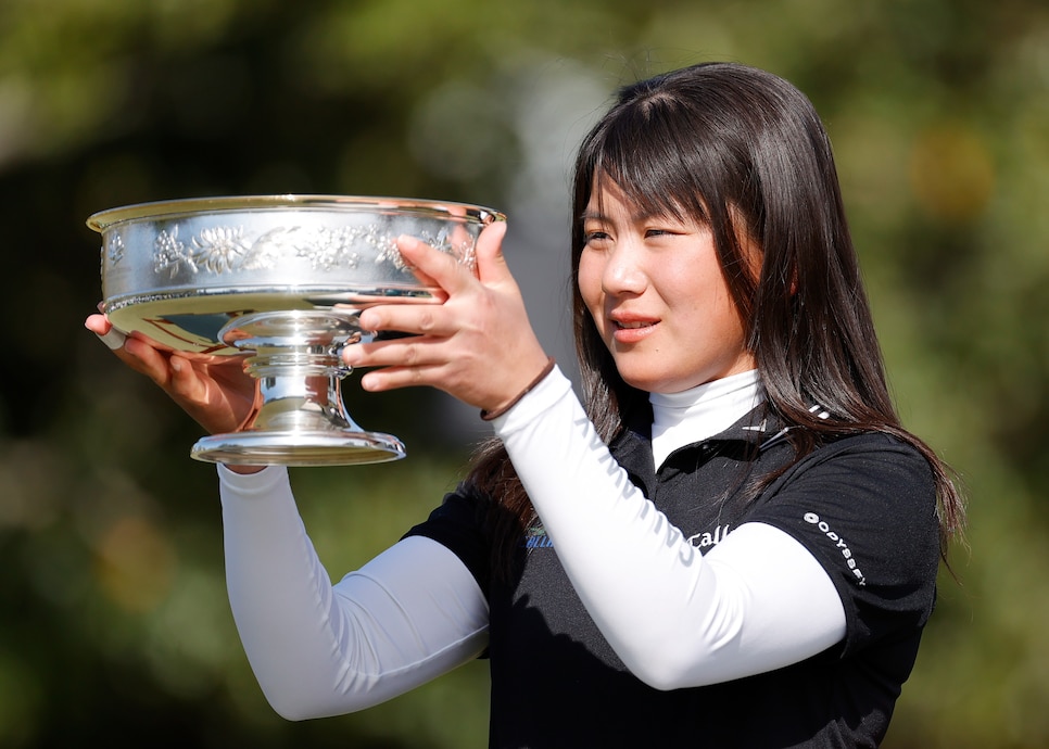 Japanese teen Tsubasa Kajitani wins Augusta National Womens Amateur in a playoff after a tense final round Golf News and Tour Information GolfDigest