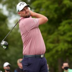 NEW ORLEANS, LOUISIANA - APRIL 23: Marc Leishman of Australia plays his shot from the 15th tee during the second round of the Zurich Classic of New Orleans at TPC Louisiana on April 23, 2021 in New Orleans, Louisiana. (Photo by Stacy Revere/Getty Images)
