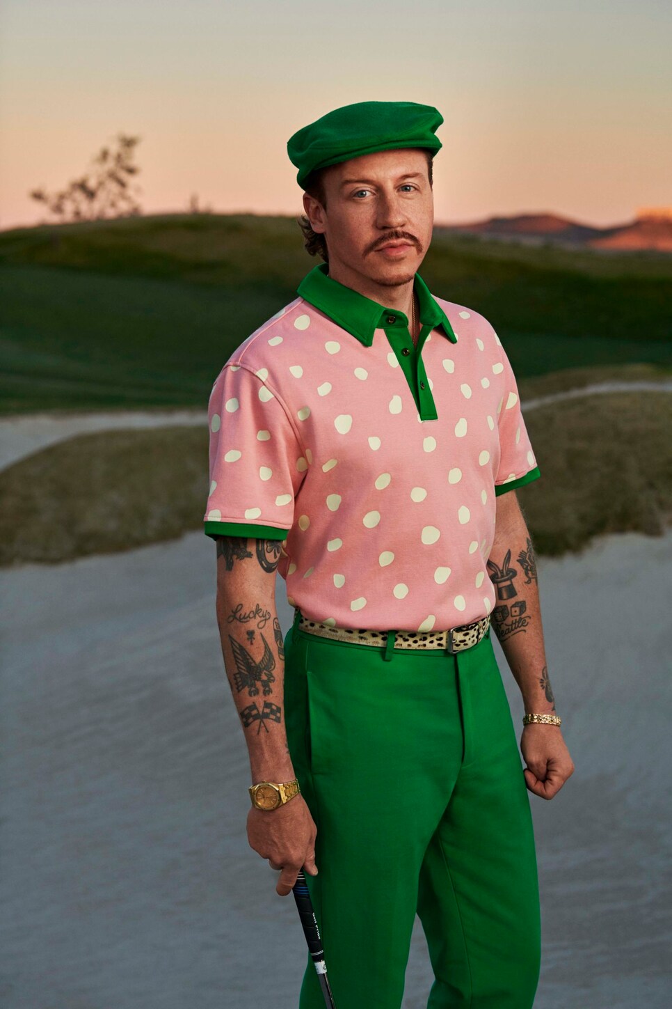 Hip-hop artist Macklemore's obsession with golf caused him to do