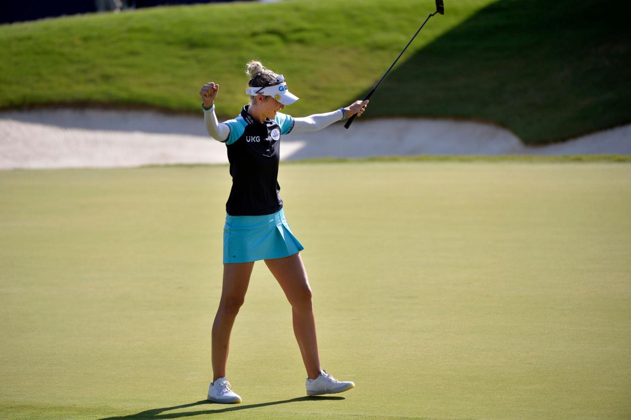 Nelly Korda, now pain free, has new coach at KPMG Women's PGA