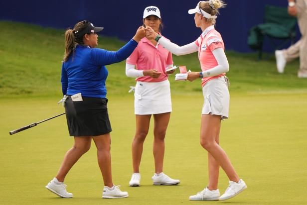 The duel before the duel: Nelly Korda and Lizette Salas ...