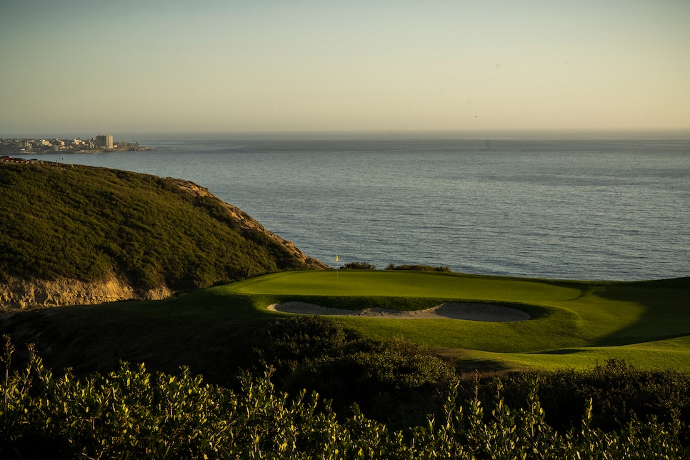 Hole #3 Torrey Pines South Course in La Jolla, CA on Wednesday and Thursday April 28-29, 2021.