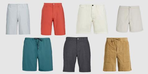 7 Pairs of men's golf shorts on sale during the East Dane Summer Sale