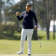 SAN FRANCISCO, CALIFORNIA - JUNE 06: Yuka Saso of the Philippines celebrates after winning the 76th U.S. Women's Open Championship at The Olympic Club on June 06, 2021 in San Francisco, California. Saso won following a three-hole playoff against Nasa Hataoka of Japan. (Photo by Ezra Shaw/Getty Images)