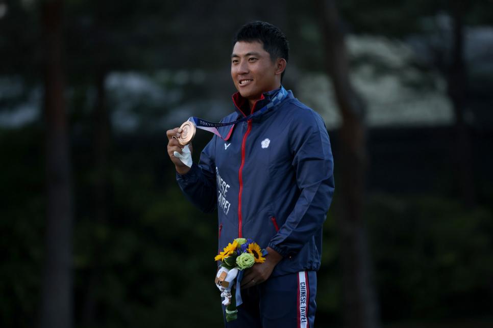 C.T. Pan emerges as a happy, but surprised, winner of a seven-man playoff  for the bronze | Golf News and Tour Information | GolfDigest.com
