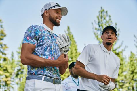 Steph Curry explains the butterfly motif found in his newest golf apparel line with Under Armour