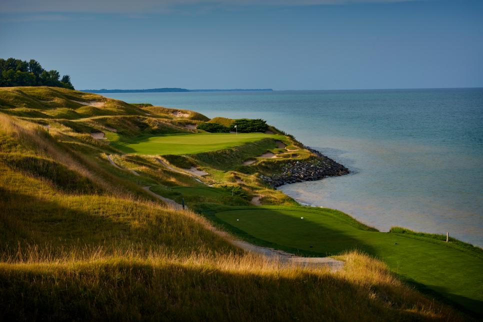 SHEBOYGAN, WISCONSIN - OCTOBER 15: A view from the seventh hole of Whistling Straits Golf Course on October 15, 2018 in Sheboygan, Wisconsin. (Photo by Gary Kellner/PGA of America via Getty Images)