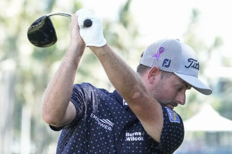 Why PGA Tour players and caddies are wearing purple ribbons at the Sony Open
