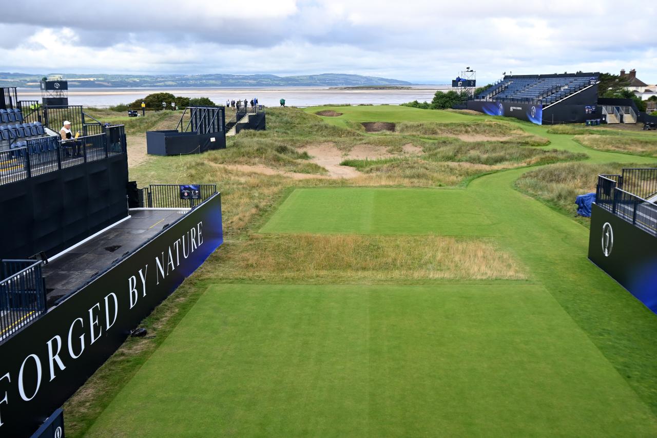 Controversial Open Championship hole claims first victim: the leader