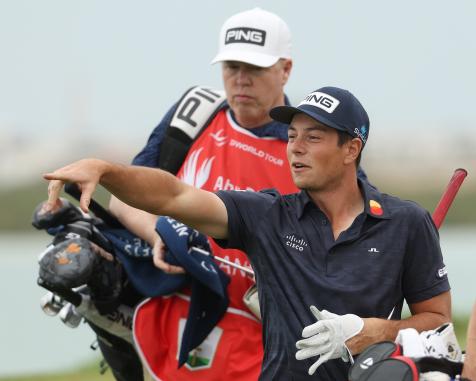 The Abu Dhabi leader board may say otherwise, but Viktor Hovland opened with the round of the day