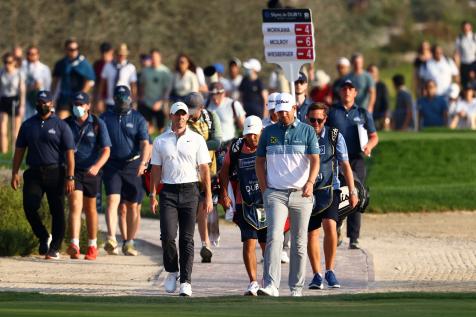 Ryder Cup starpower is chasing Justin Harding at the midpoint of Dubai Desert Classic