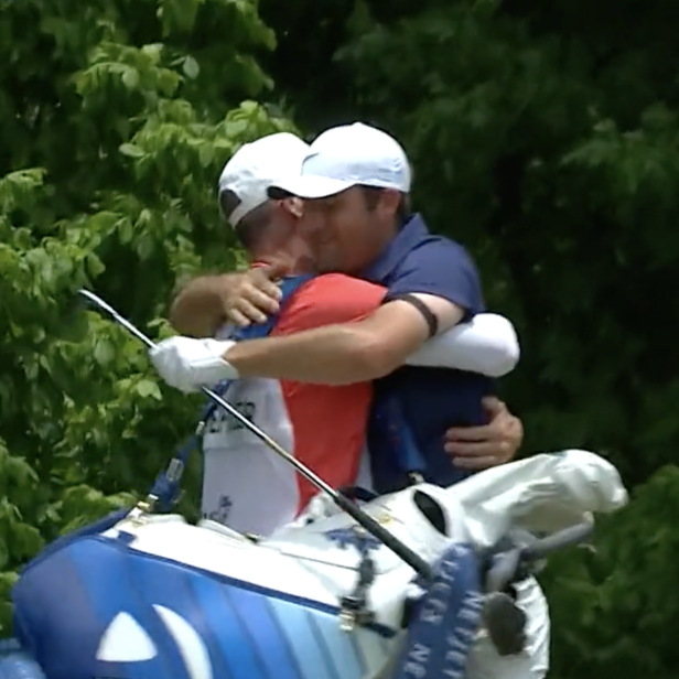 The crowd's reaction to Scottie Scheffler's hole-in-one is priceless