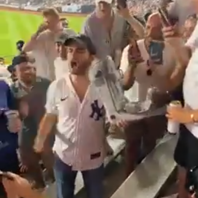 WATCH: Drunk Yankees fan passes out in bleachers, others don't let him off  the hook