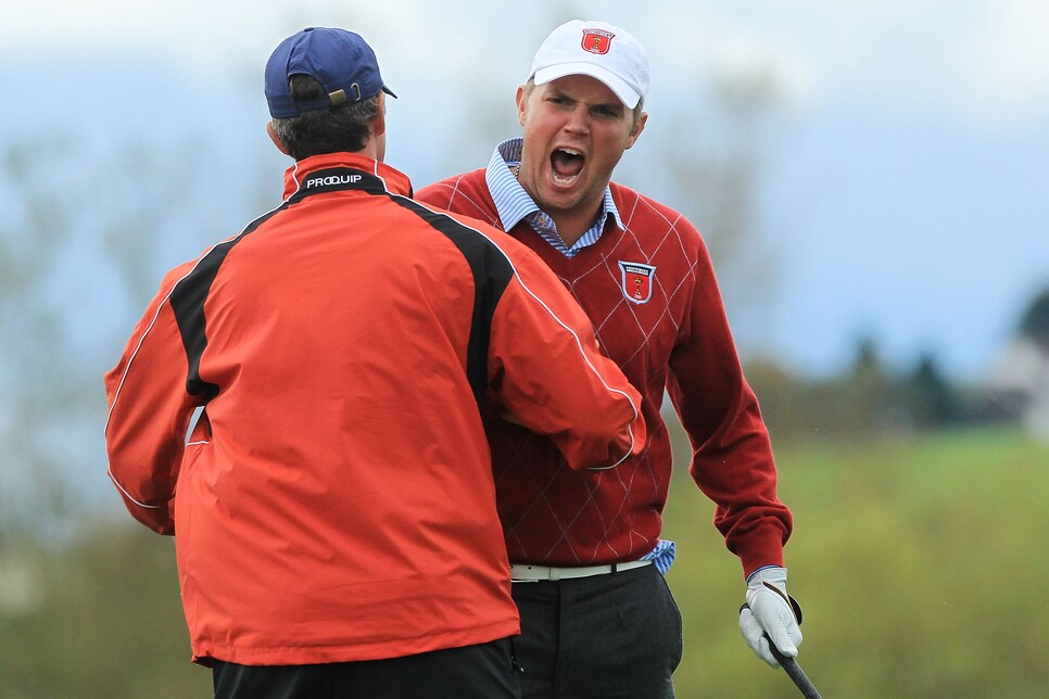 NEWPORT, WALES - OCTOBER 03:  during the  Fourball & Foursome Matches during the 2010 Ryder Cup at the Celtic Manor Resort on October 3, 2010 in Newport, Wales. (Photo by David Cannon/Getty Images)