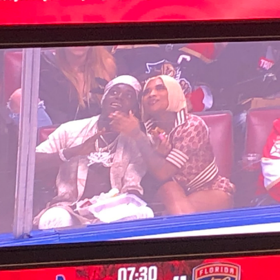 Nothing could be more Florida Panthers than what happened in Kodak Black’s luxury box on Tuesday