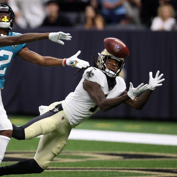 WATCH: Marquez Callaway makes wild 24-yard catch in preseason vs. Chargers  - On3