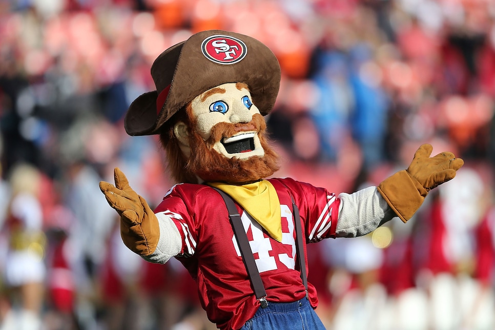 49ers Mascot Sourdough Sam Entertains Fans Editorial Stock Photo - Stock  Image