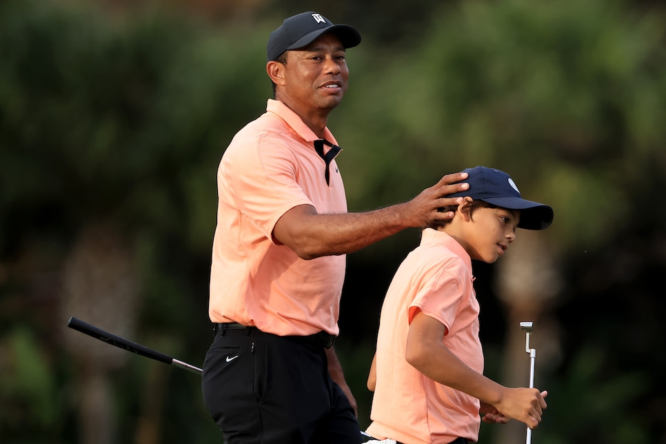 Tiger Woods' son is taking his first step toward trying to play on