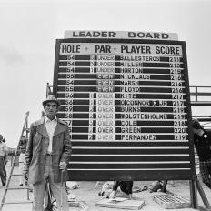 The 1976 Britiish Open Golf Championships being held at the Royal Birkdale Gold Club. Date of picture 10th July 1976. Maurice Flitcroft from Barrow, british amateur golfer & hoaxer. Posing as a professional golfer, Maurice managed to gain a place to play in the qualifying round of the Open Championships. His duplicity was easily uncovered when he carded 49 over par (121), the worst score in the tournaments hsitory. (Photo by The People/Mirrorpix/Mirrorpix via Getty Images)