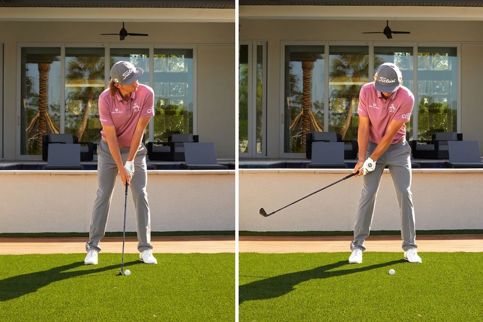 Natural Golf Swing Motion, Simple Smooth Effortless Swing Control Basic