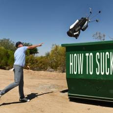 Will Robbins at Las Sendas Golf Club in Mesa, AZ on May 26, 2022.