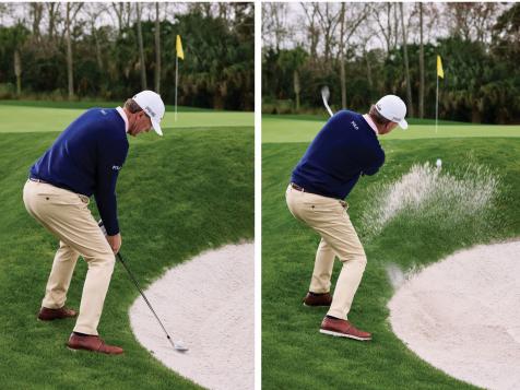 The easy fix to help you handle bunker shots from awkward lies