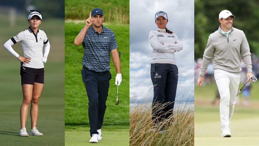 The best golfers at every age, by world ranking