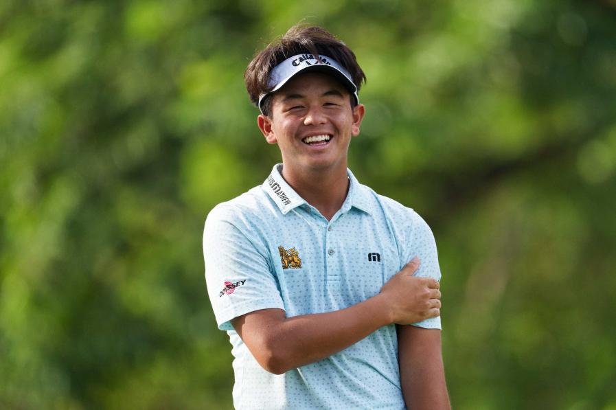He’s 15, has won on the Asian Tour, competed in a LIV event and wants to play college golf. Meet the favorite at the Asia Pacific Amateur