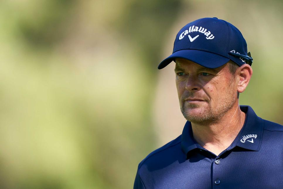 CADIZ, SPAIN - OCTOBER 13:  David Drysdale of Scotland looks on during Day One of the Estrella Damm N.A. Andalucía Masters at Real Club Valderrama on October 13, 2022 in Cadiz, Spain. (Photo by Jose Manuel Alvarez/Quality Sport Images/Getty Images)