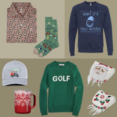 Be the most festive golfer in your group with our favorite holiday golf gear