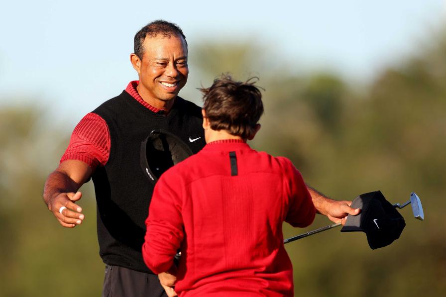 They didn't win the PNC Championship, but Team Woods' superpower was on full display