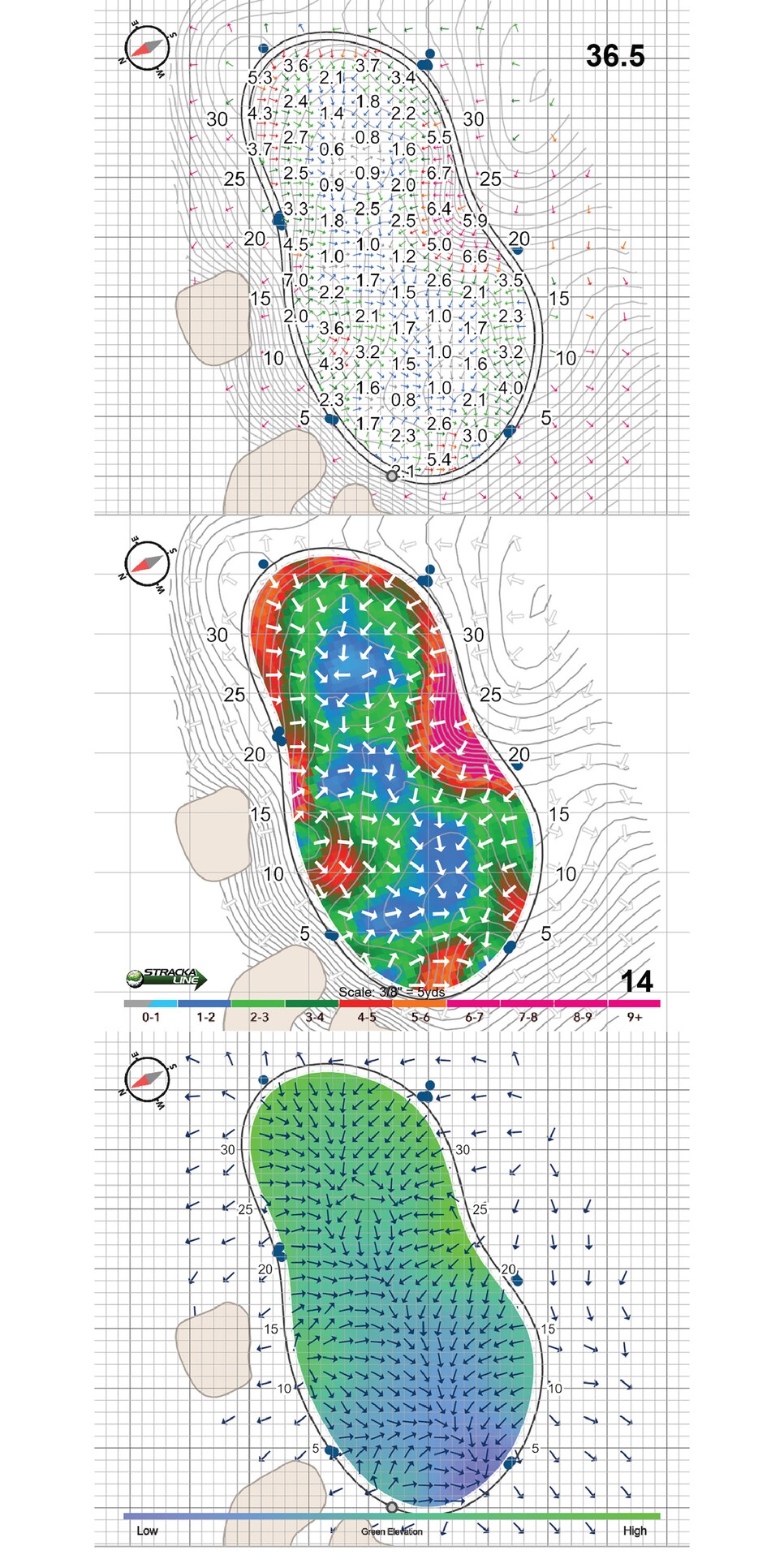 TPC Scottsdale Stadium Course yardage book for 2022 WM Phoenix Open