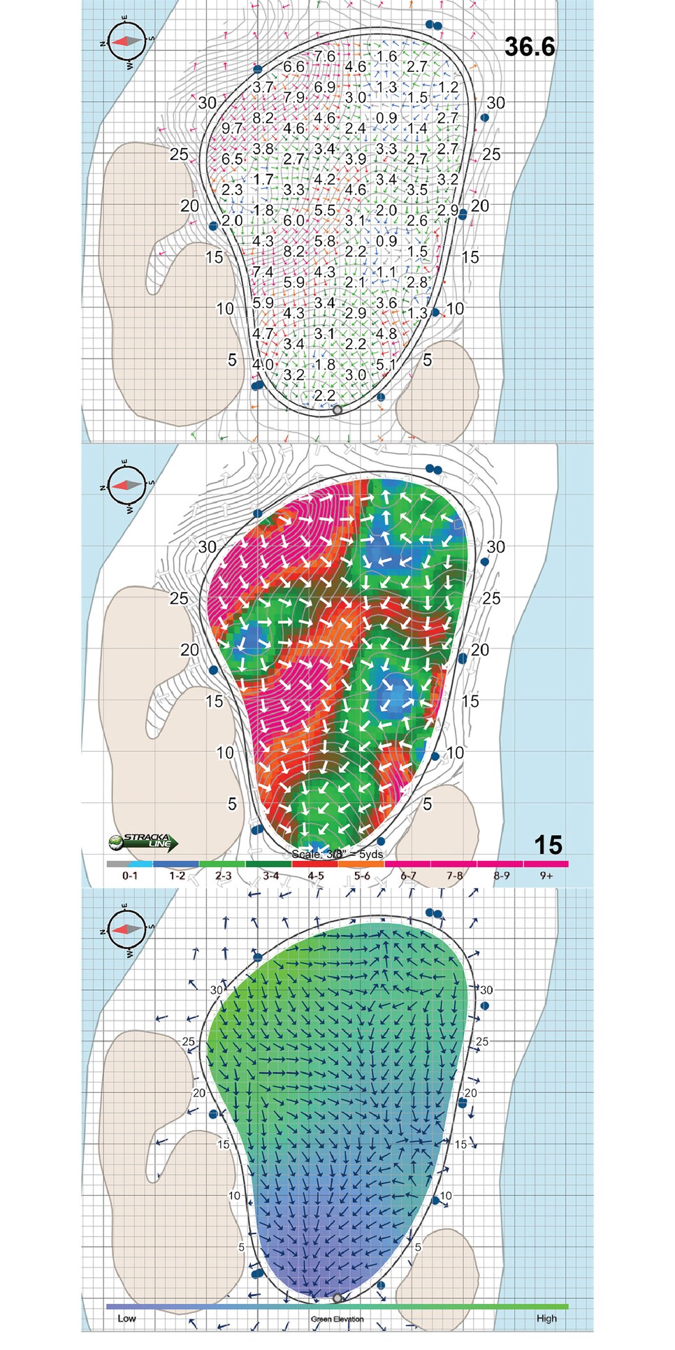 TPC Scottsdale Stadium Course yardage book for 2022 WM Phoenix Open