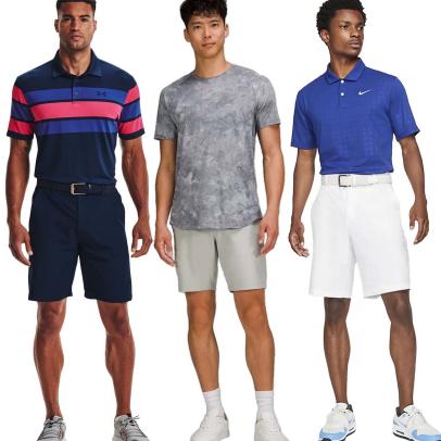 8 pairs of men’s golf shorts for spring and summer