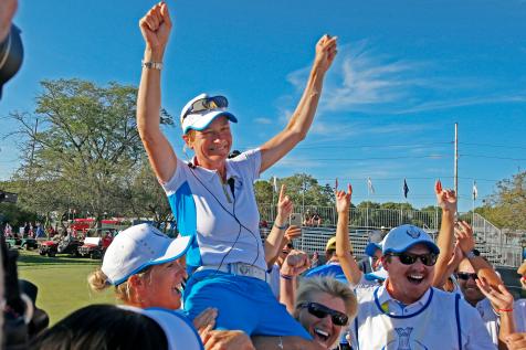 Catriona Matthew explains the captaining strategy she used to win back-to-back Solheim Cups