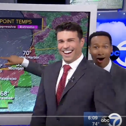 This weatherman's on-air reaction to finding out he was using a touch screen was priceless