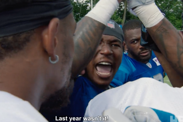 Lions' Jamaal Williams gives passionate speech to teammates