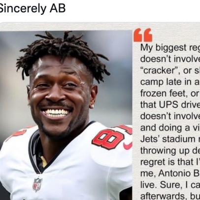 Antonio Brown tweets out quote from ... Antonio Brown, in what can only be described as the most Antonio Brown move ever