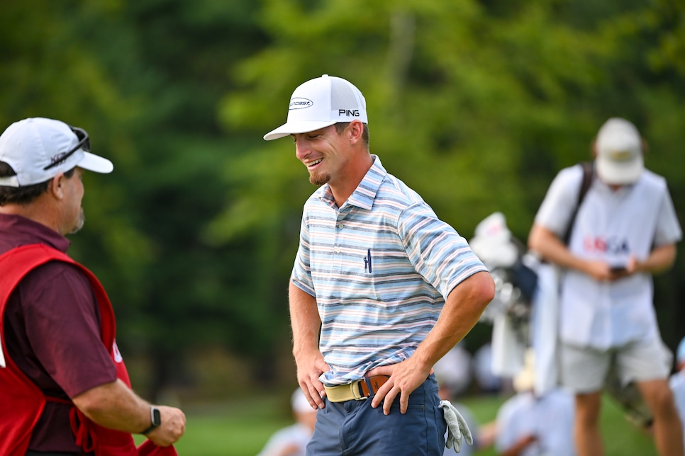 Sam had a lot to say at the US Amateur, and he backed up every