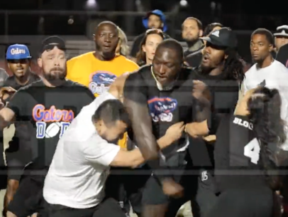 Of COURSE LeGarrette Blount swung on somebody after coaching a youth football game