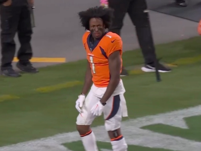 WATCH: Broncos WR KJ Hamler melts down after loss to Colts – NBC Sports  Chicago