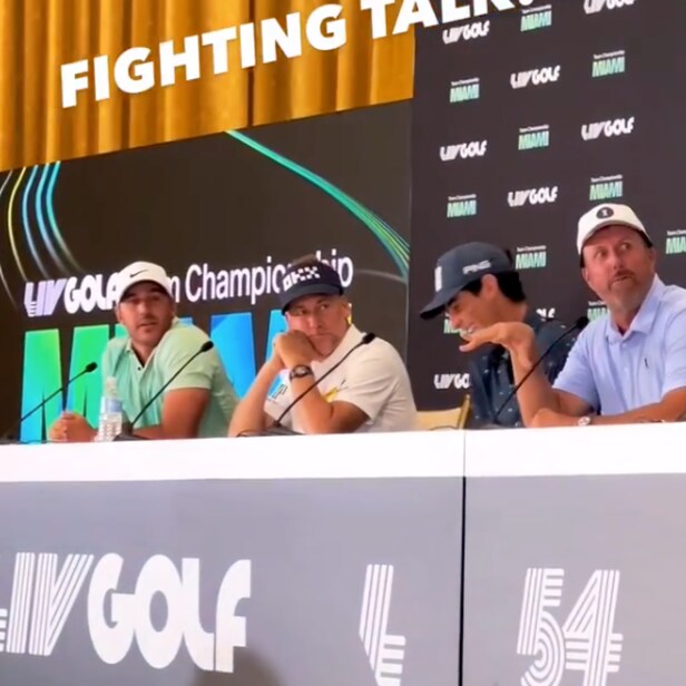 This Phil MickelsonBrooks Koepka daggeroff at LIV Miami was